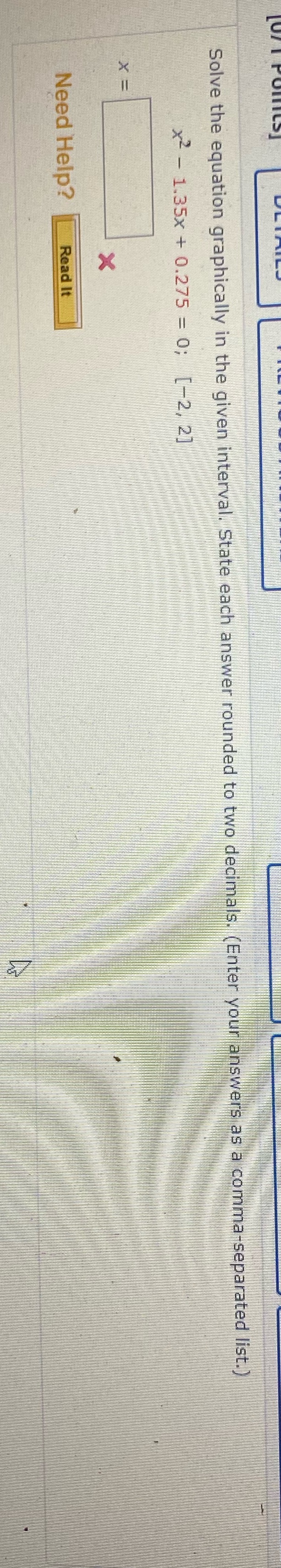 rounded to two decimals. (Enter your answers as a comma-separated list.) x2