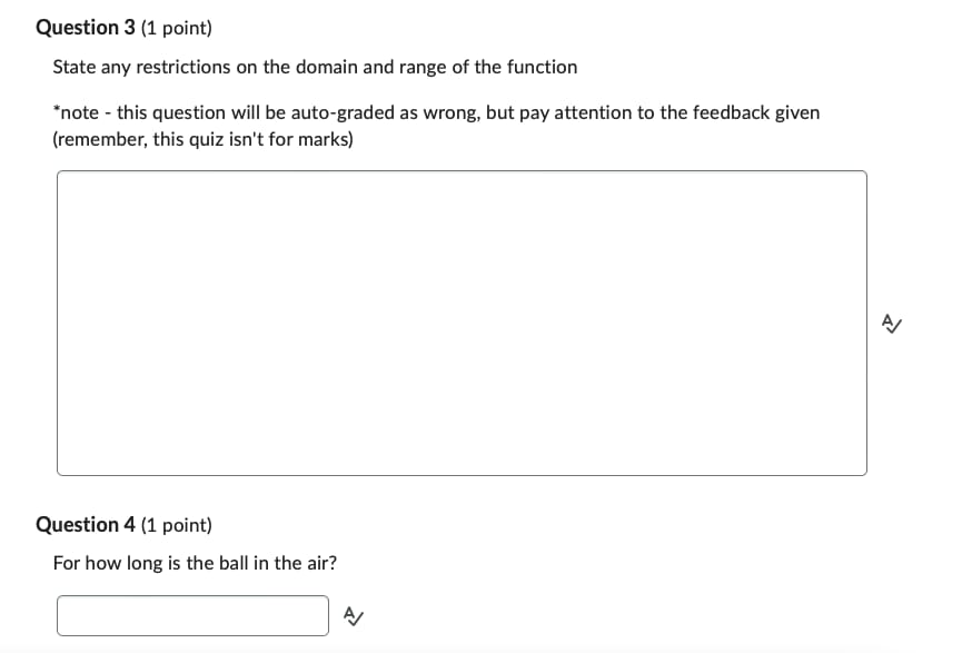 graphing calculator to help answer these questions A The Axis of Symmetry
