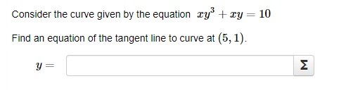 of the tangent line to the curve at (4, IT). Answer: E