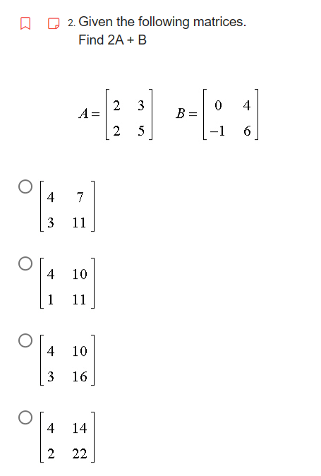 11 O 4 10 3 16 O 4 14 22Q 3. Determine