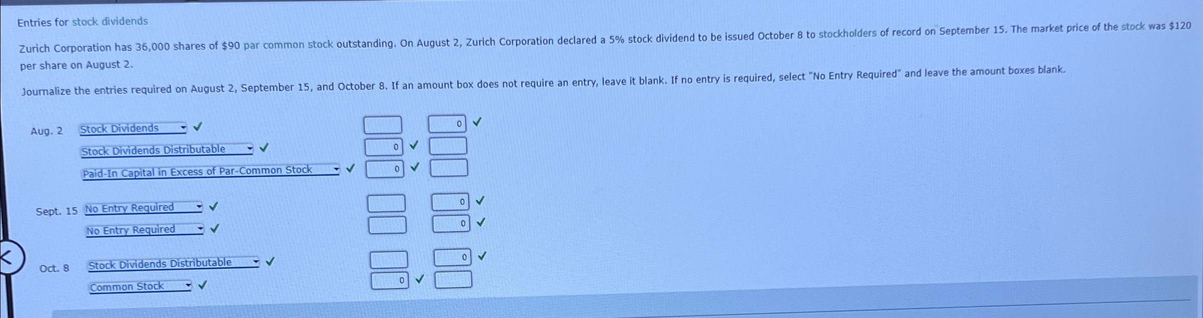 common stock outstanding. On August 2, Zurich Corporation declared a 5% stock