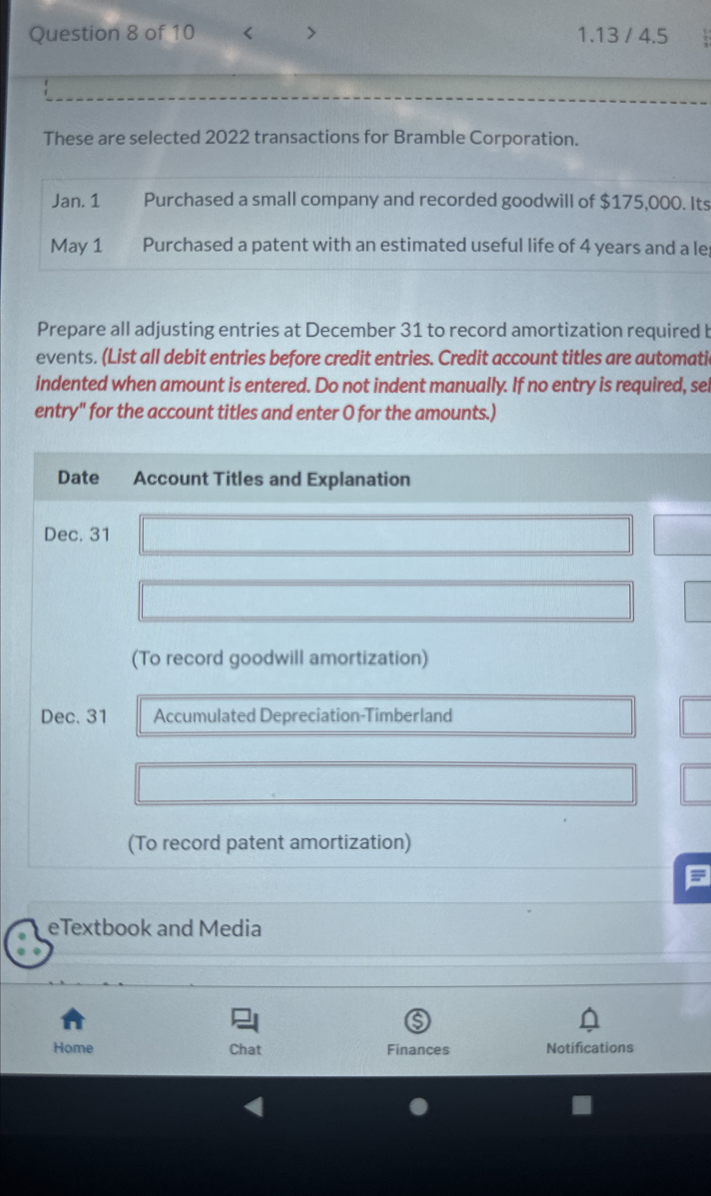 Policies Show Attempt History Current Attempt in Progress Your answer is partially