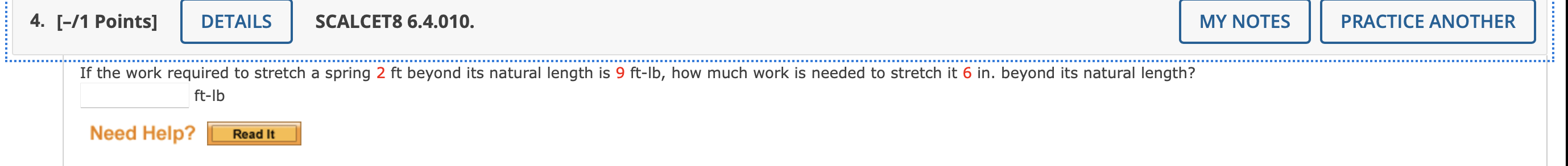 of 24 ft. Find the work done if the gorilla reaches that