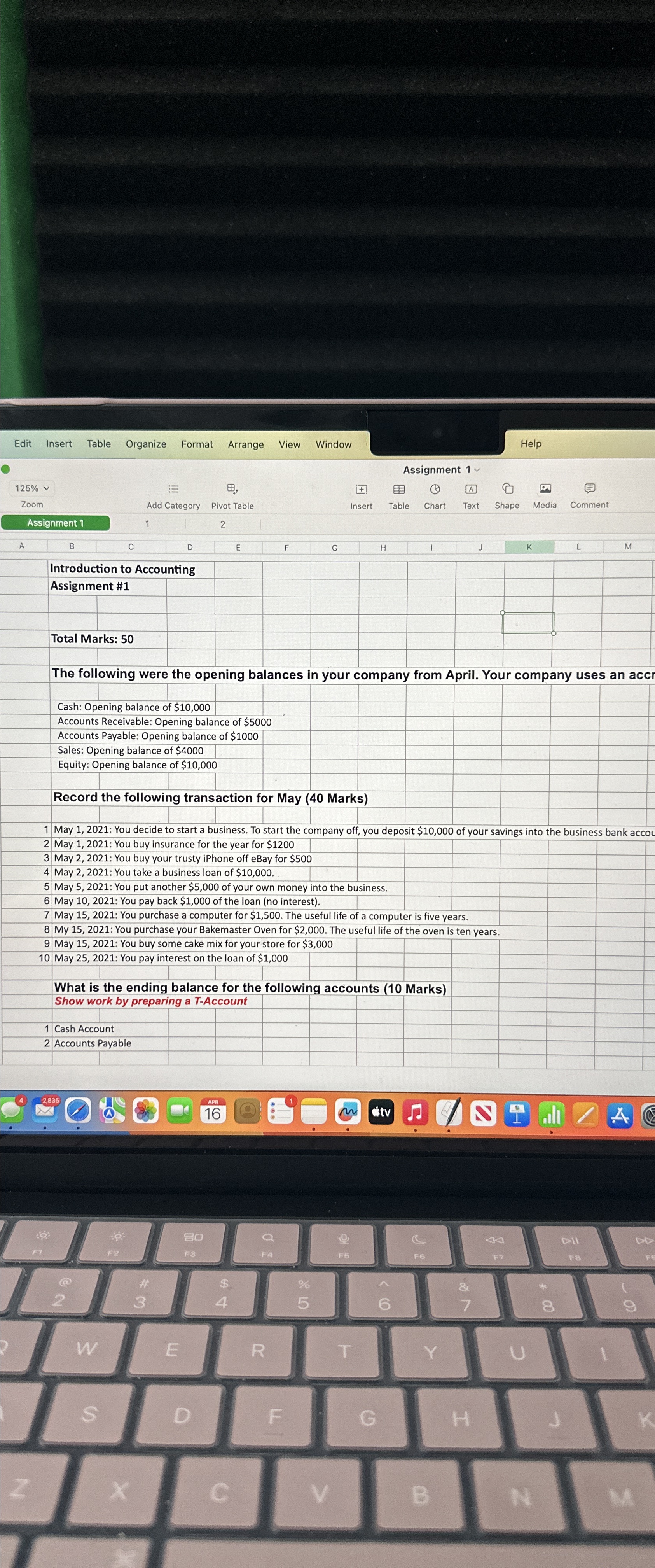 Zoom Assignment 1 Add Category Pivot Table Insert (2) Text G @