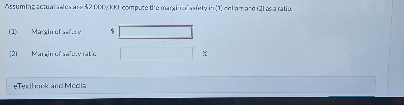  Crane Company estimates that variable costs will be 60.00% of sales,