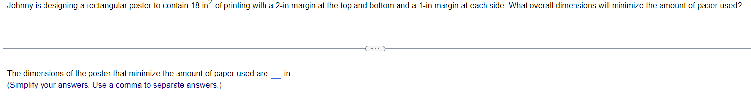 printing with a 2-in margin at the top and bottom and a