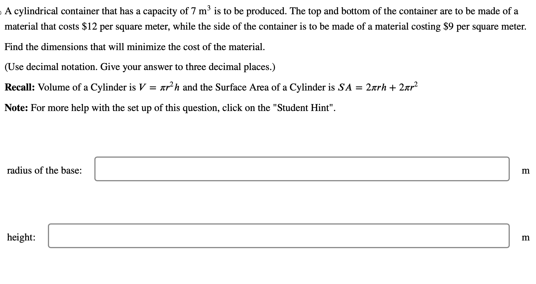 on the parabola y = 64 x , another at the origin,