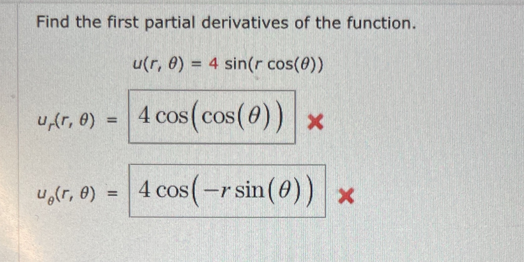  How to solve this question Find the first partial derivatives of