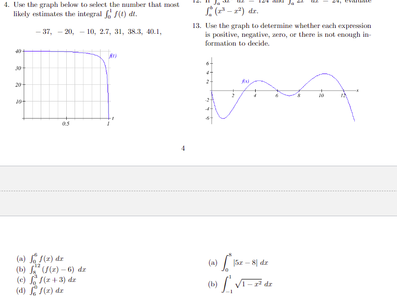 4. Use the graph below to select the number that most