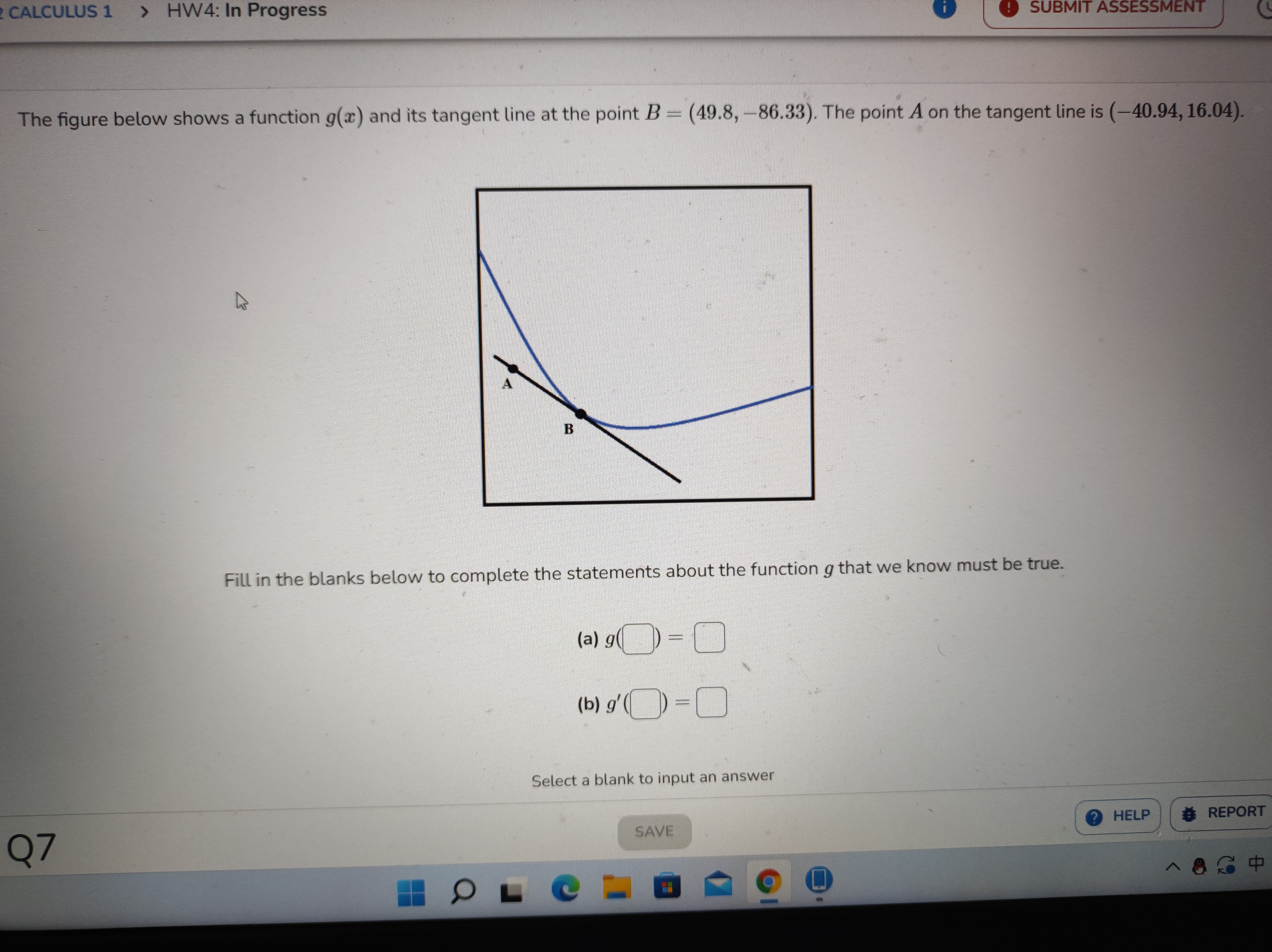  CALCULUS 1 > HW4: In Progress SUBMIT ASSESSMENT The figure below