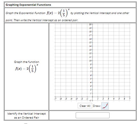 Vertical Intercept as an Ordered PairUse the like bases property to solve