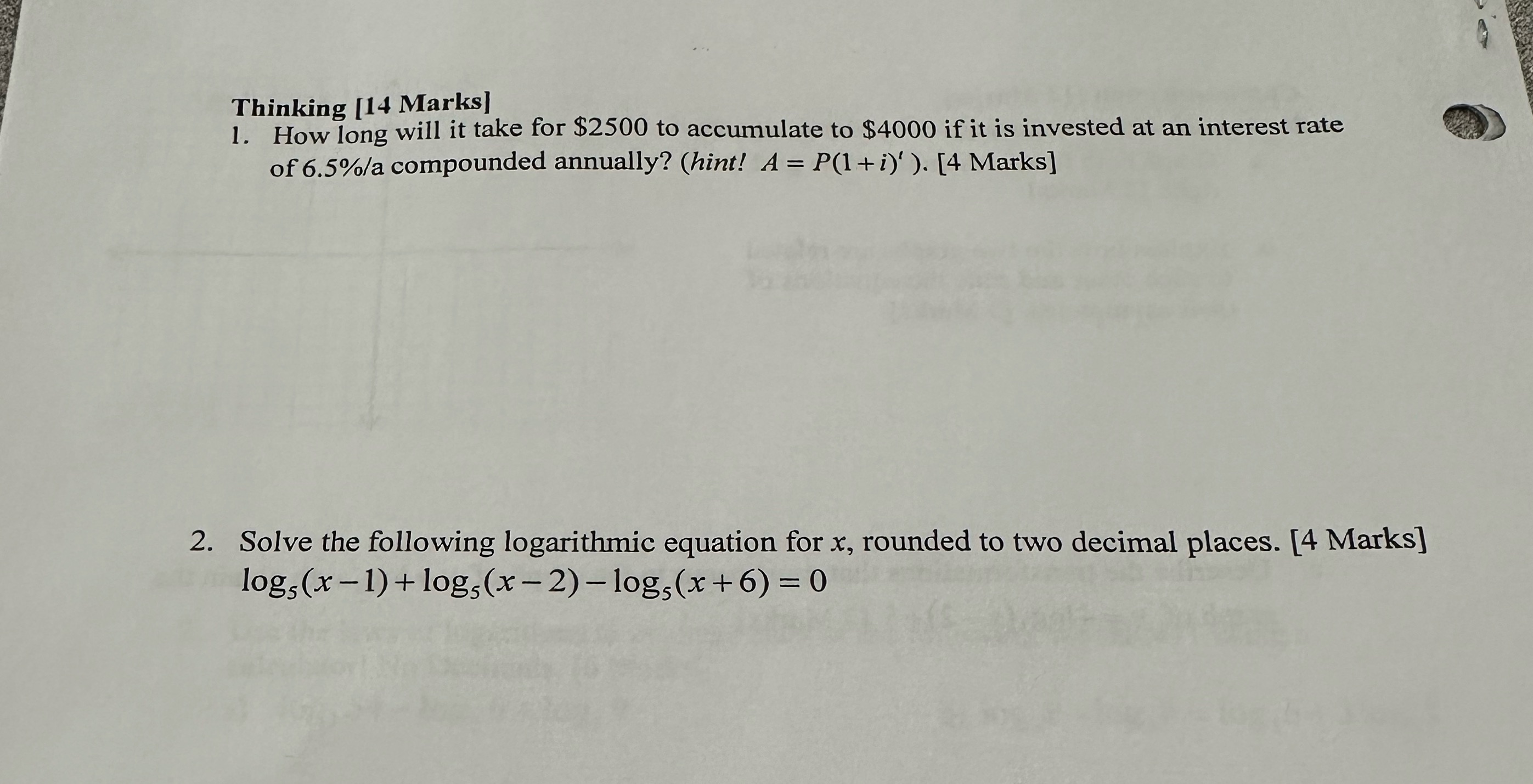 to accumulate to $4000 if it is invested at an interest rate