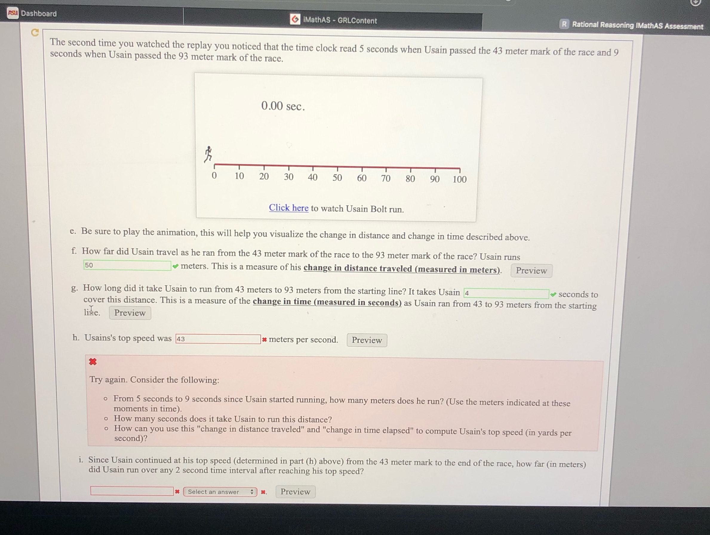 Answer R Rational Reasoning {MAINS Assessment The second time you watched