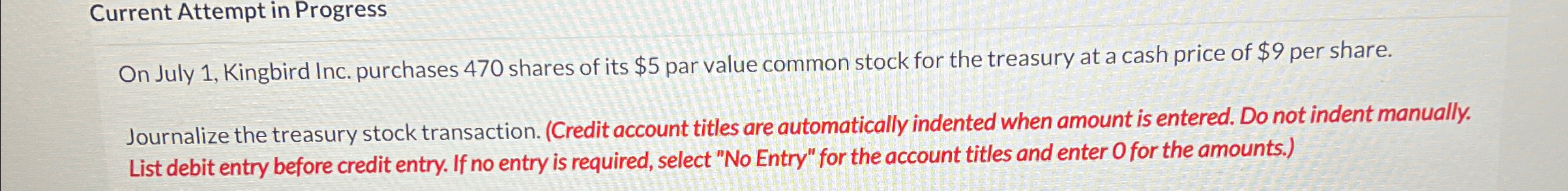 shares of its $5 par value common stock for the treasury at