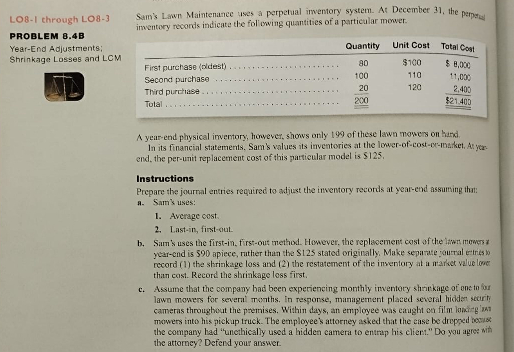 uses a perpetual inventory system. At December 31, the perpetuad inventory records