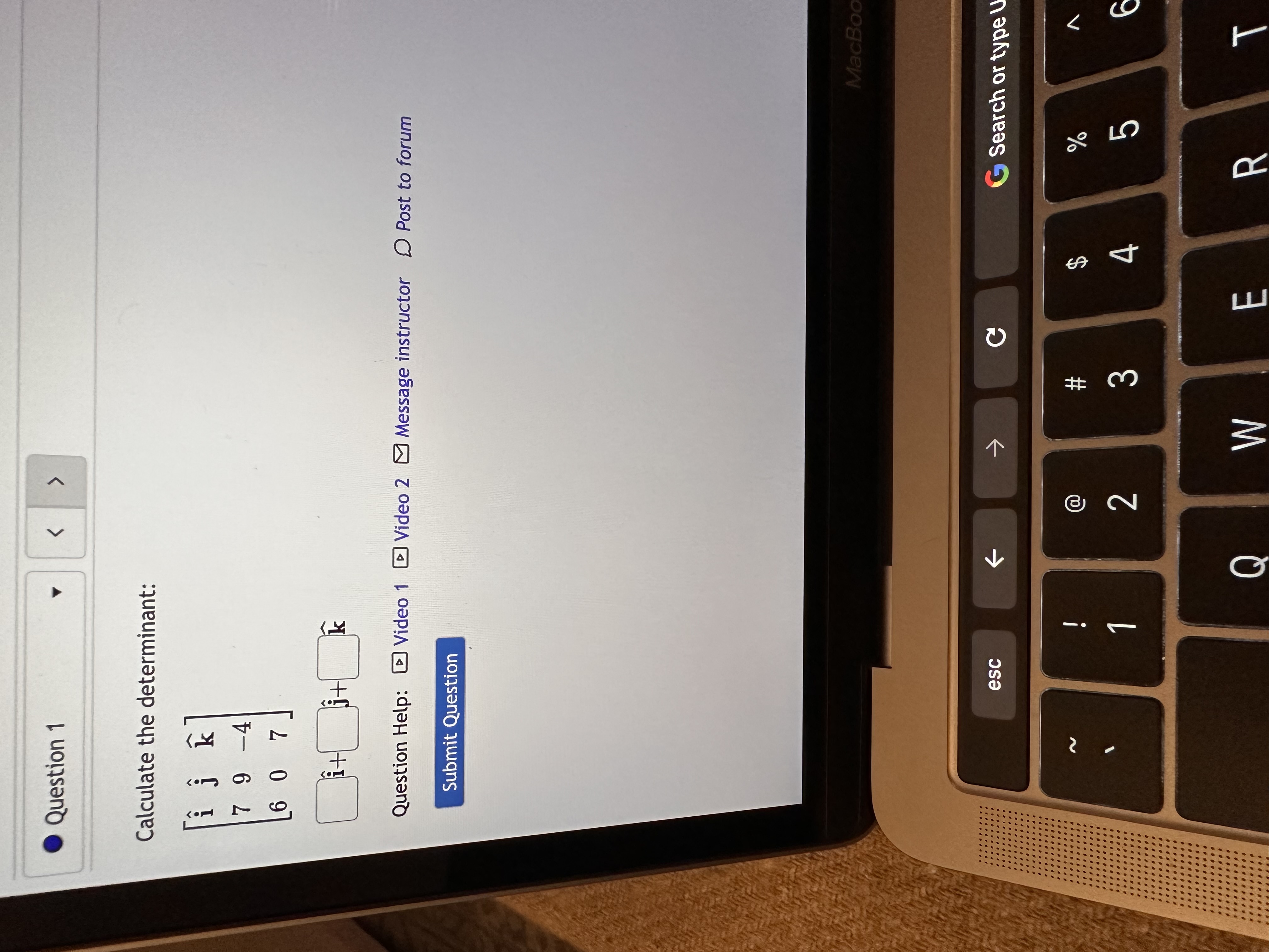 type . - # % P O W F R T.Question 2