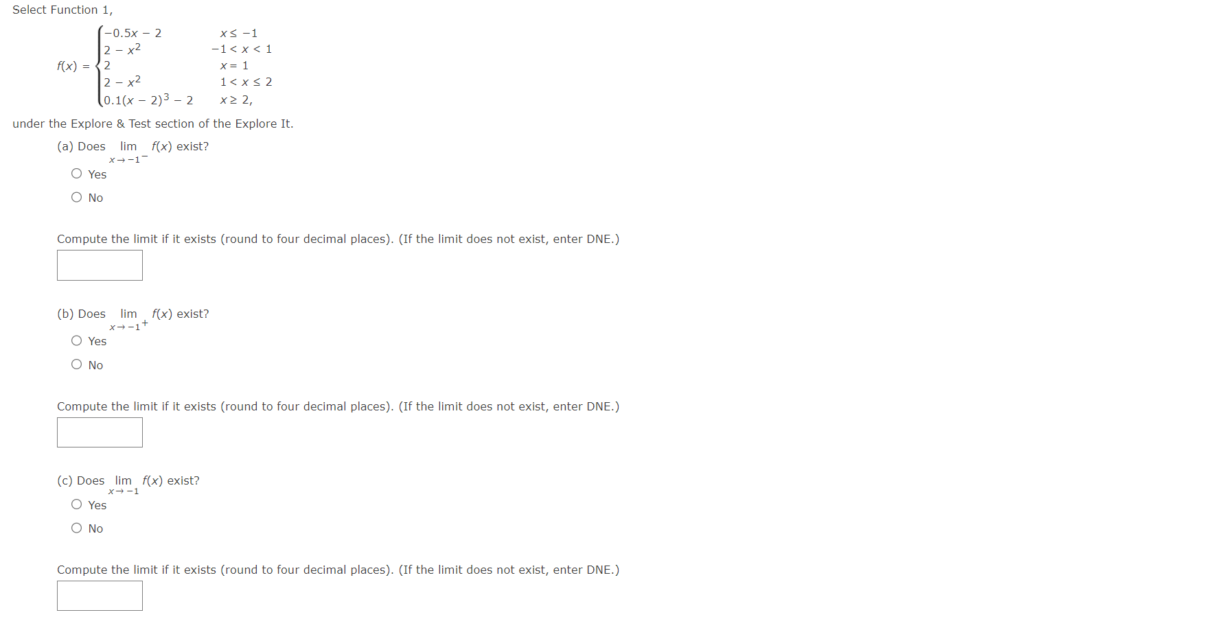 x-c may be different than f (c). For what 3 values of