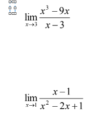 and look for the limit, determine if the limit exist and draw
