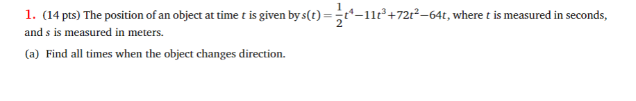 direction. \f2. (12 pts) A ladder 25 feet long is leaning against