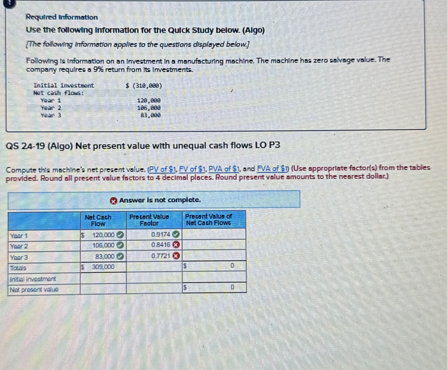 (Algo) [The following infomation applies to the questions disployed below] Following is