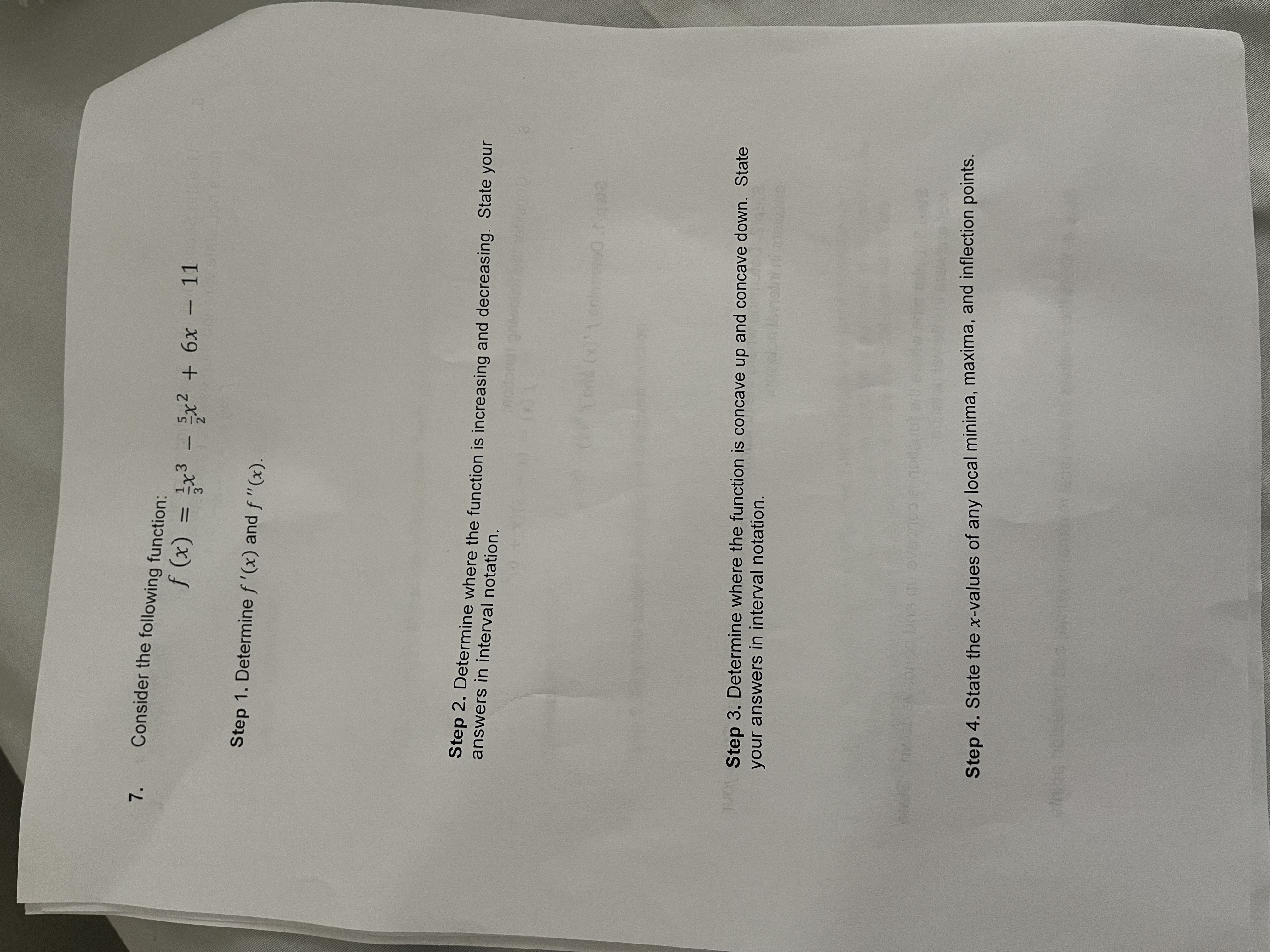 if the test applies. If it does not, state why and then