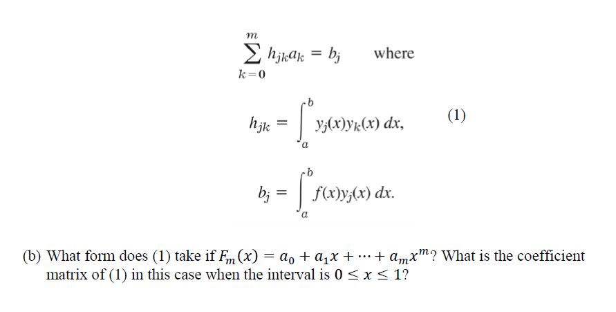 on an interval a x b by a fimction Fm(x) = aoyo(x)