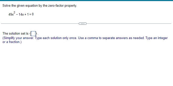 rectangular plate 1sx$3, - - sysSolve the equation by the zero-factor property.