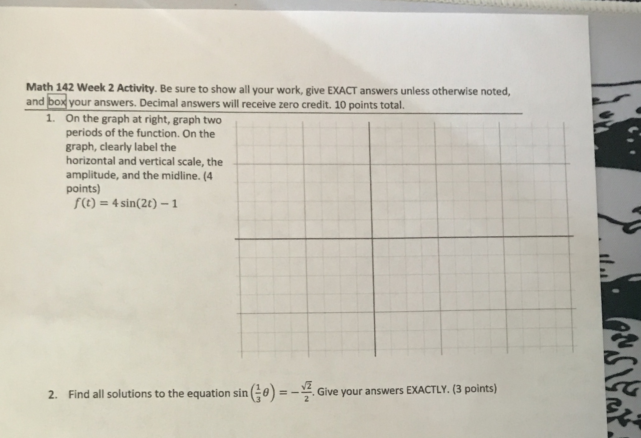  1 and 2 please, using this for a study guide as