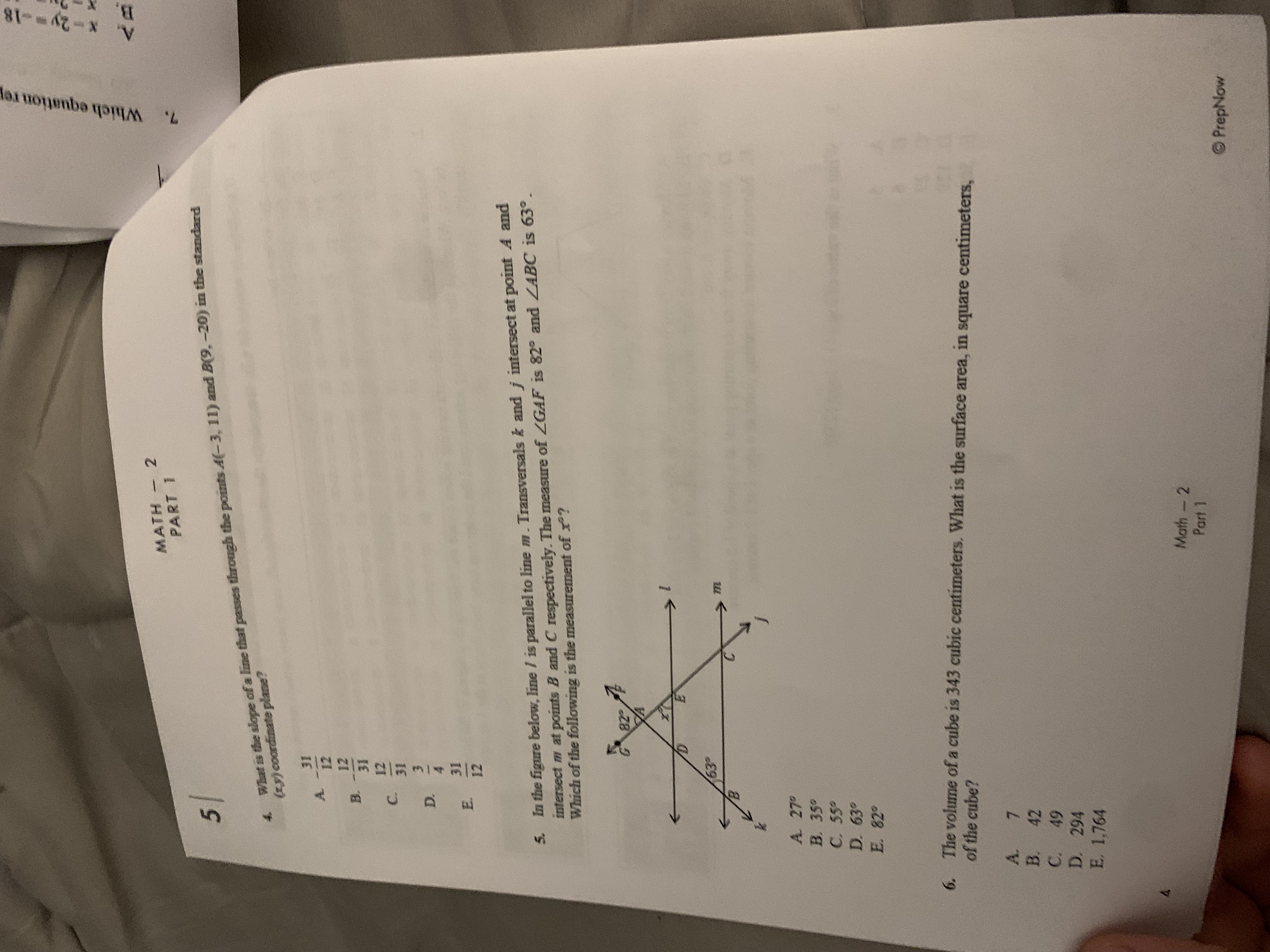 questions, 30 minutes 1. If s = 3x2 - 4y and t