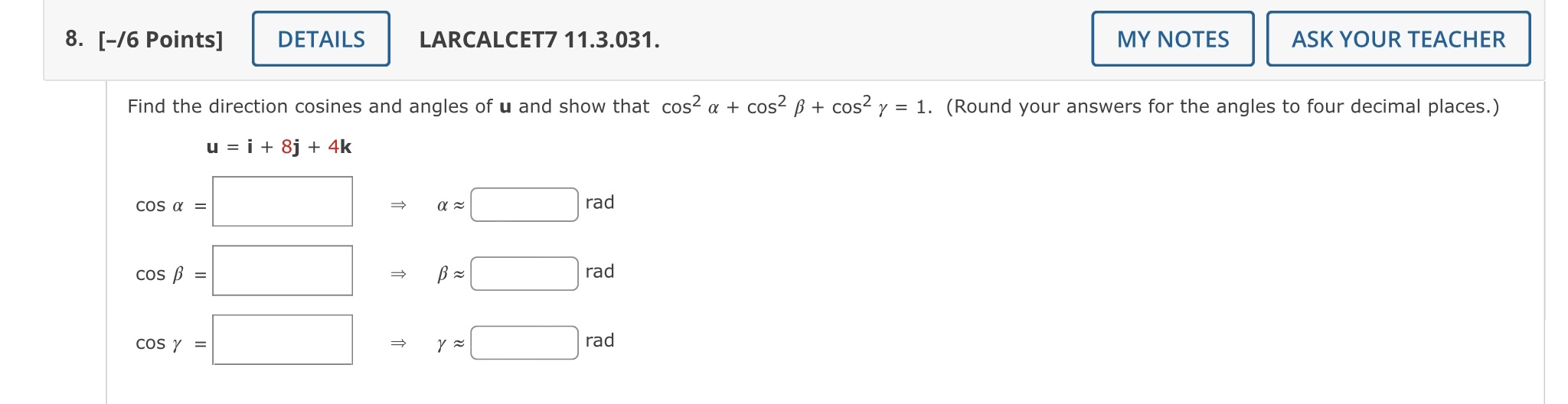 [-/1 Points] DETAILS LARCALCET7 12.2.039. MY NOTES ASK YOUR TEACHER PRACTICE ANOTHER