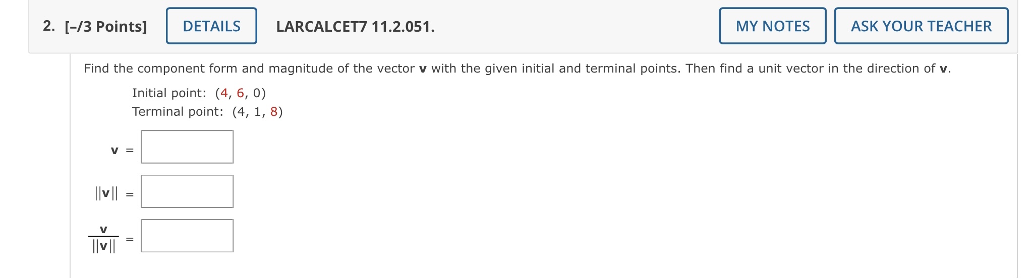 NOTES ASK YOUR TEACHER PRACTICE ANOTHER Evaluate the definite integral. Need Help?