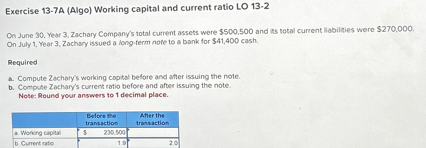 June 30, Year 3, Zachary Company's total current assets were $500,500 and