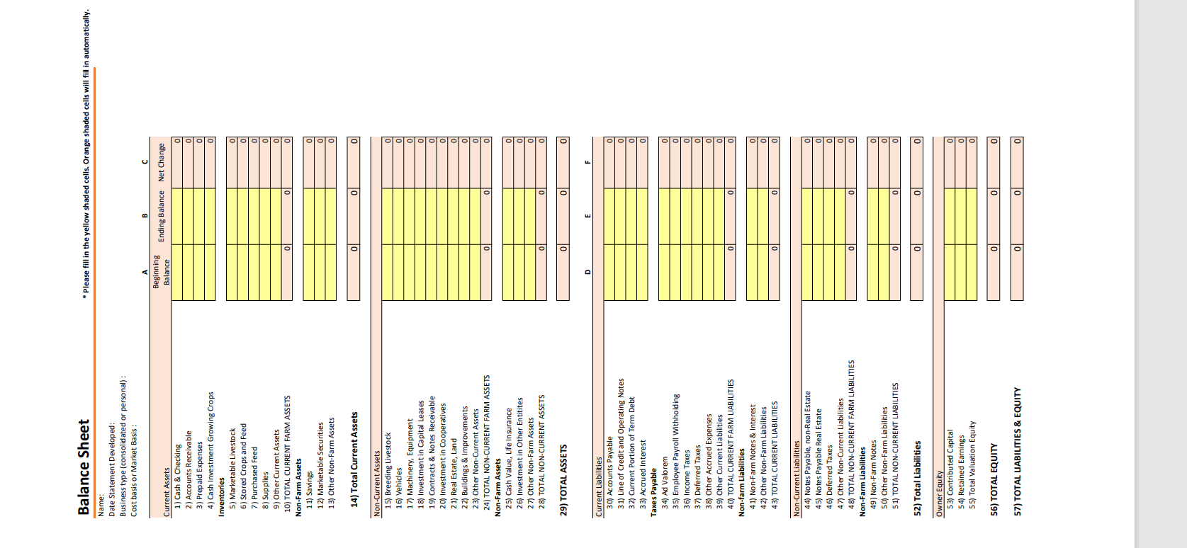 year (January 1,2023, and January 1, 2024) balance sheet for this example