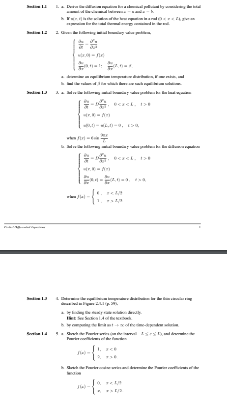  If you could solve Section 1.3 for me please Section 1.1