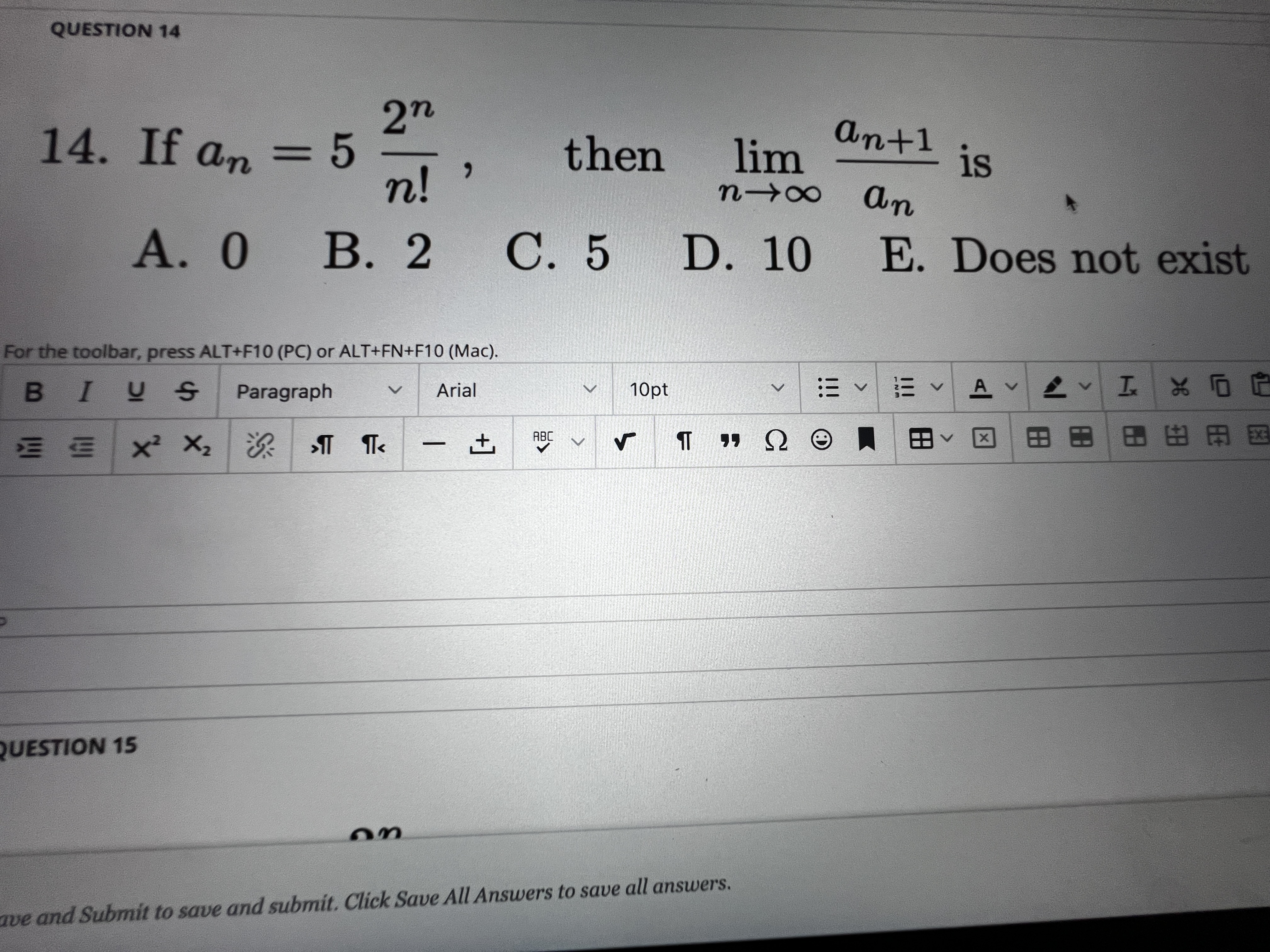 ALT+F10 (PC) or ALT+FN+F10 (Mac). BIUS Paragraph Arial 10pt A v Ix