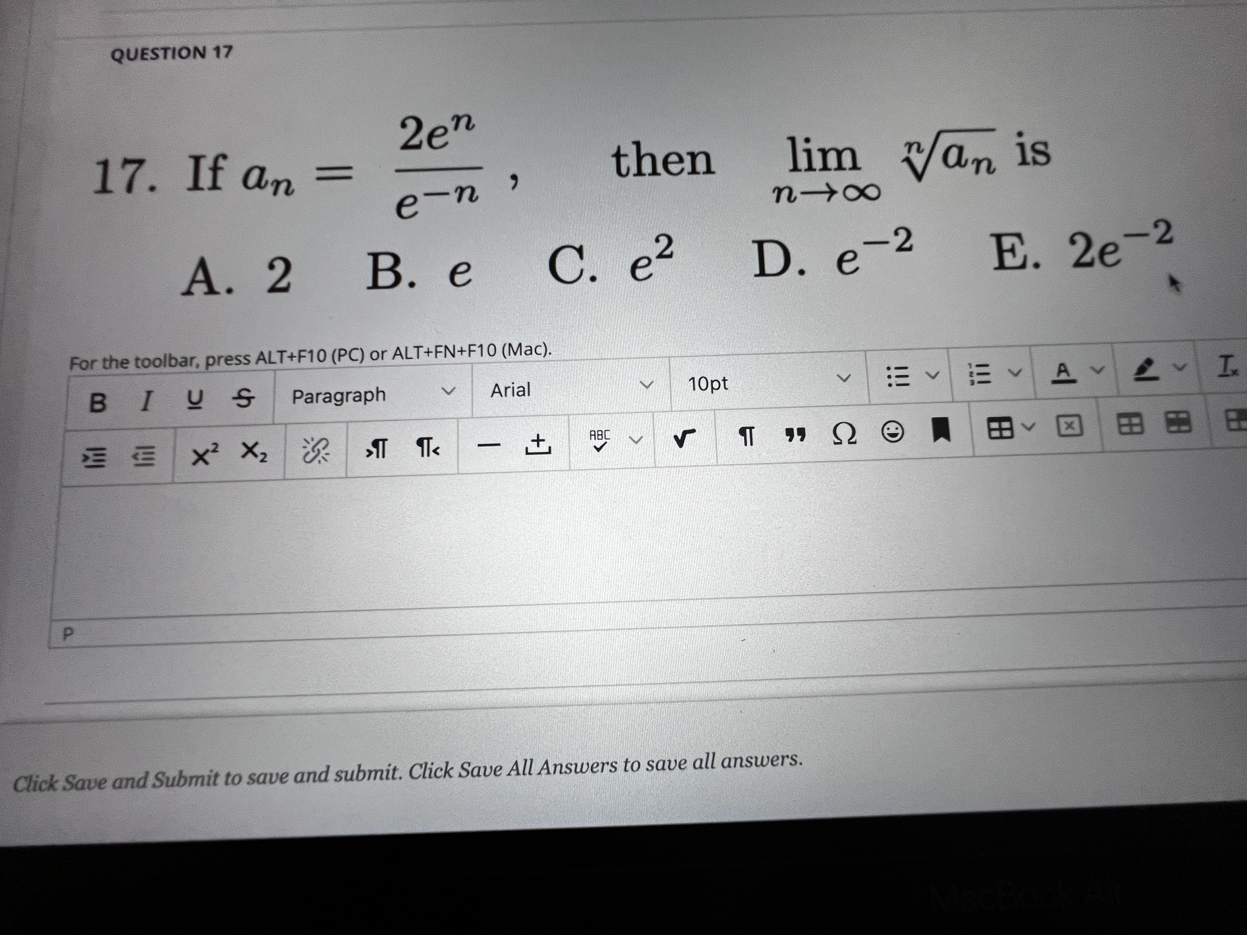 Arial 10pt EV v A v Ly E X2 X2 + QUESTION