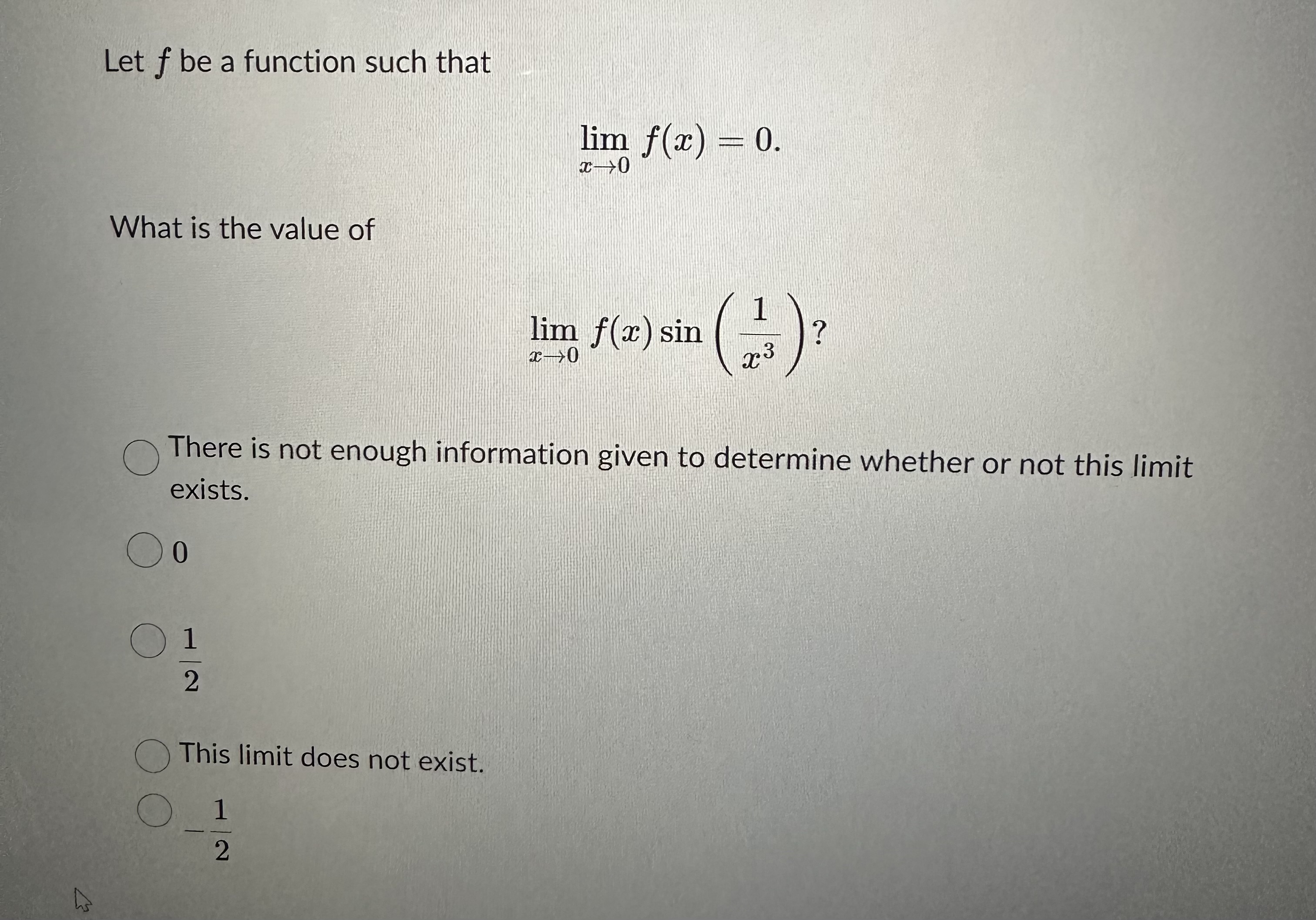 such that f( 7r) = 5 and f'(7) = 2 . If