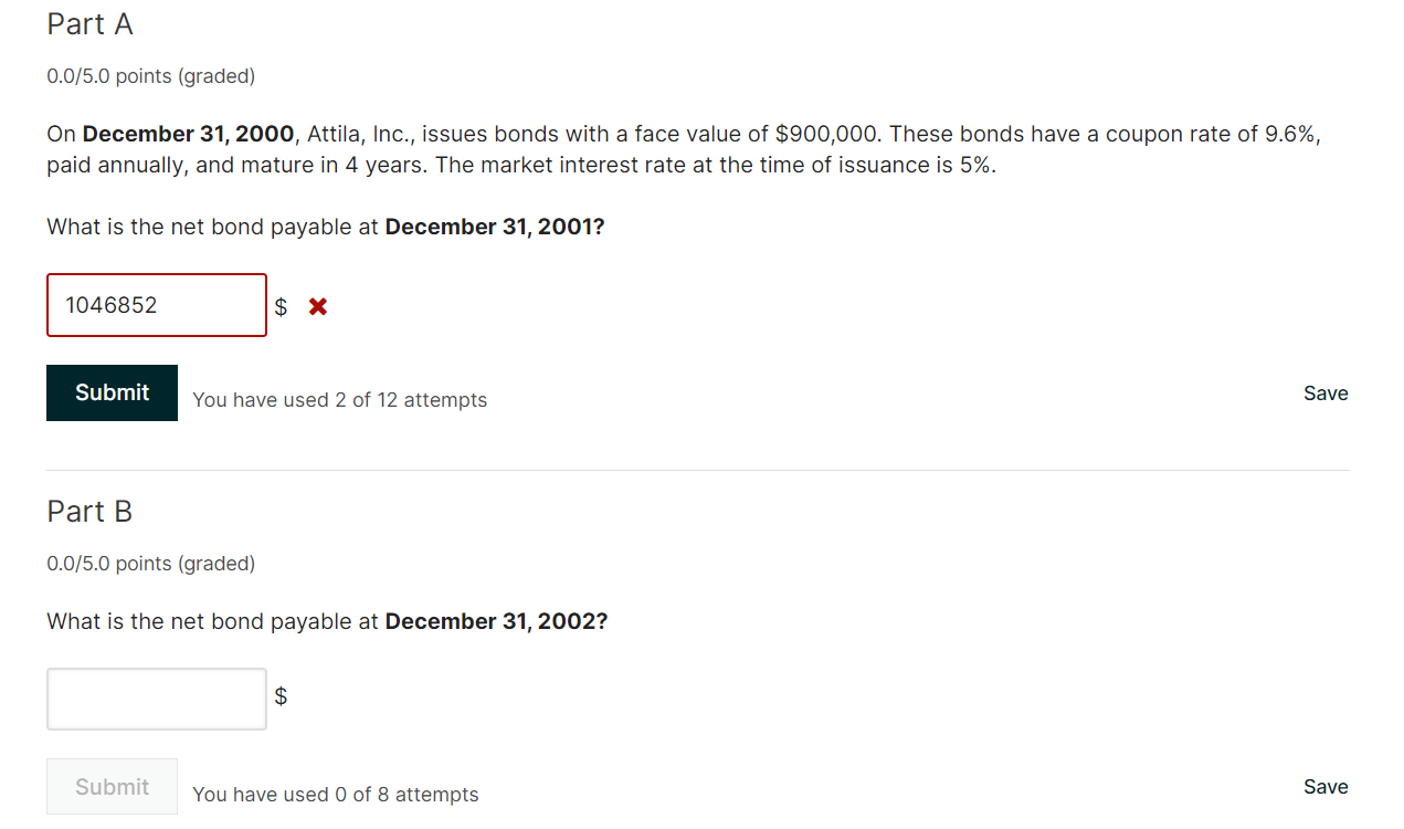 face value of $900,000. These bonds have a coupon rate of 9.6%,