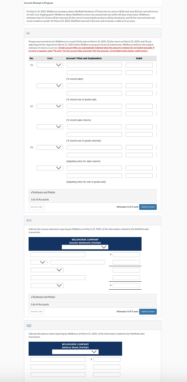 sets at a price of $50 each (cost $32 per set) with