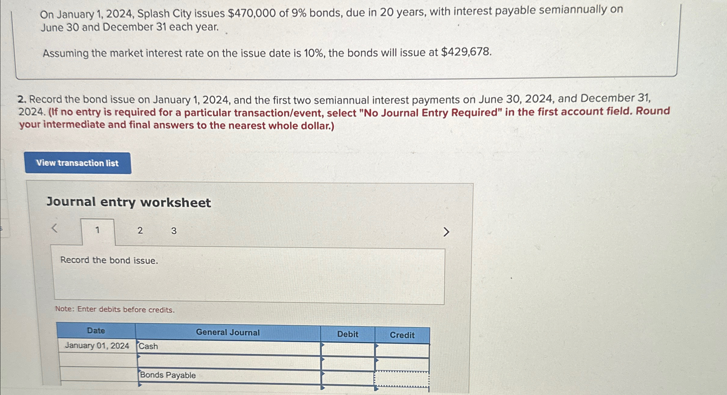 in 20 years, with interest payable semiannually on June 30 and December