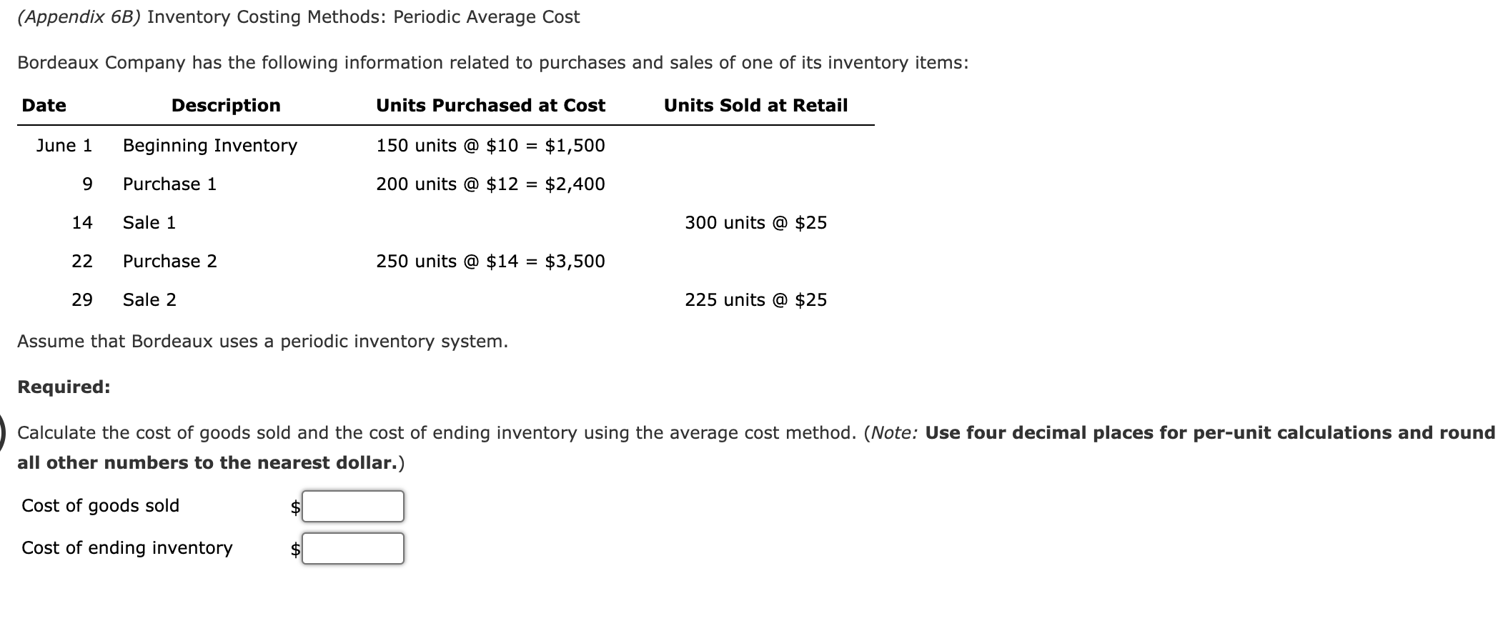 the following information related to purchases and sales of one of its