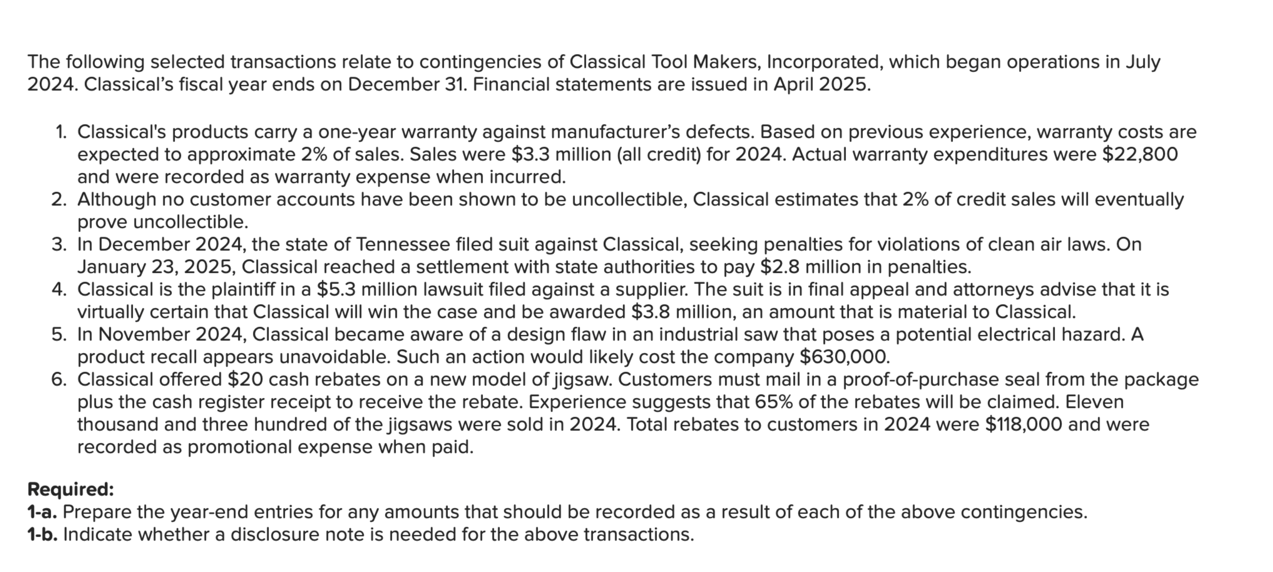  Journal entry worksheet 1 2 3 4 5 6 Record any