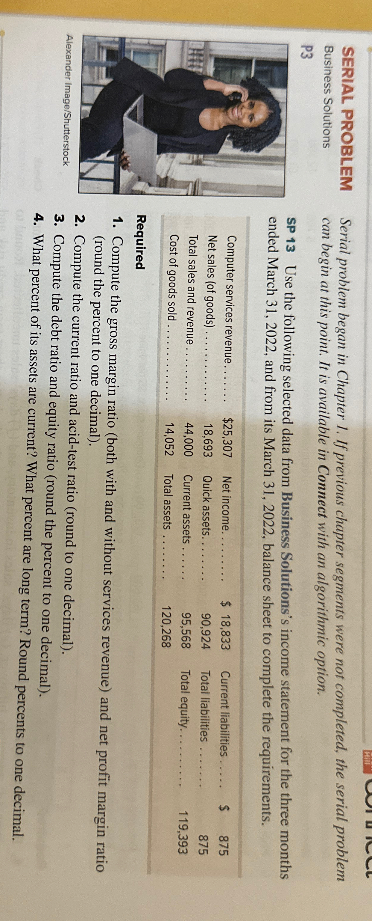 Chapter 1. If previous chapter segments were not completed, the serial problem