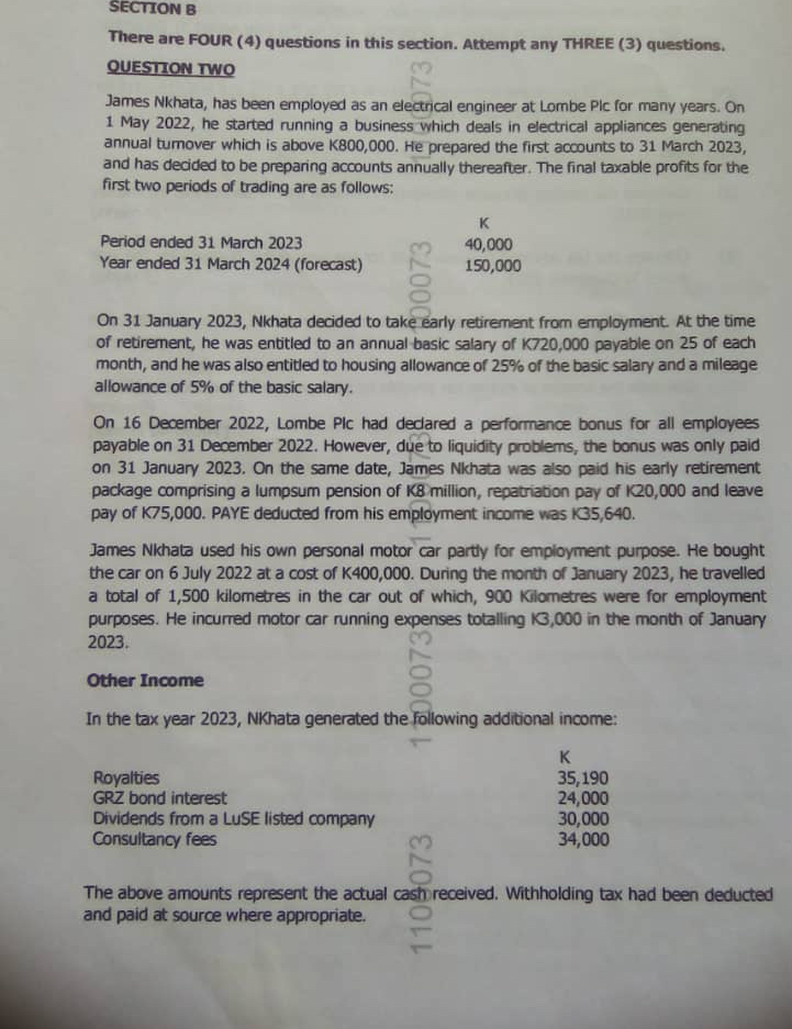SECTION B There are FOUR (4) questions in this section. Attempt
