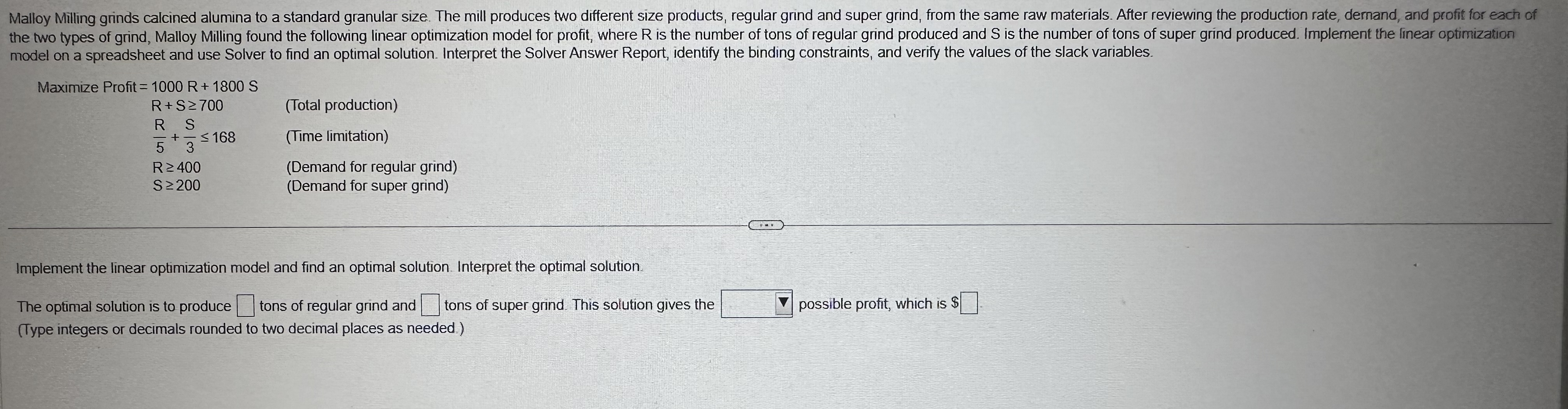 Malloy Milling grinds calcined alumna to a standard granular sue. The mill