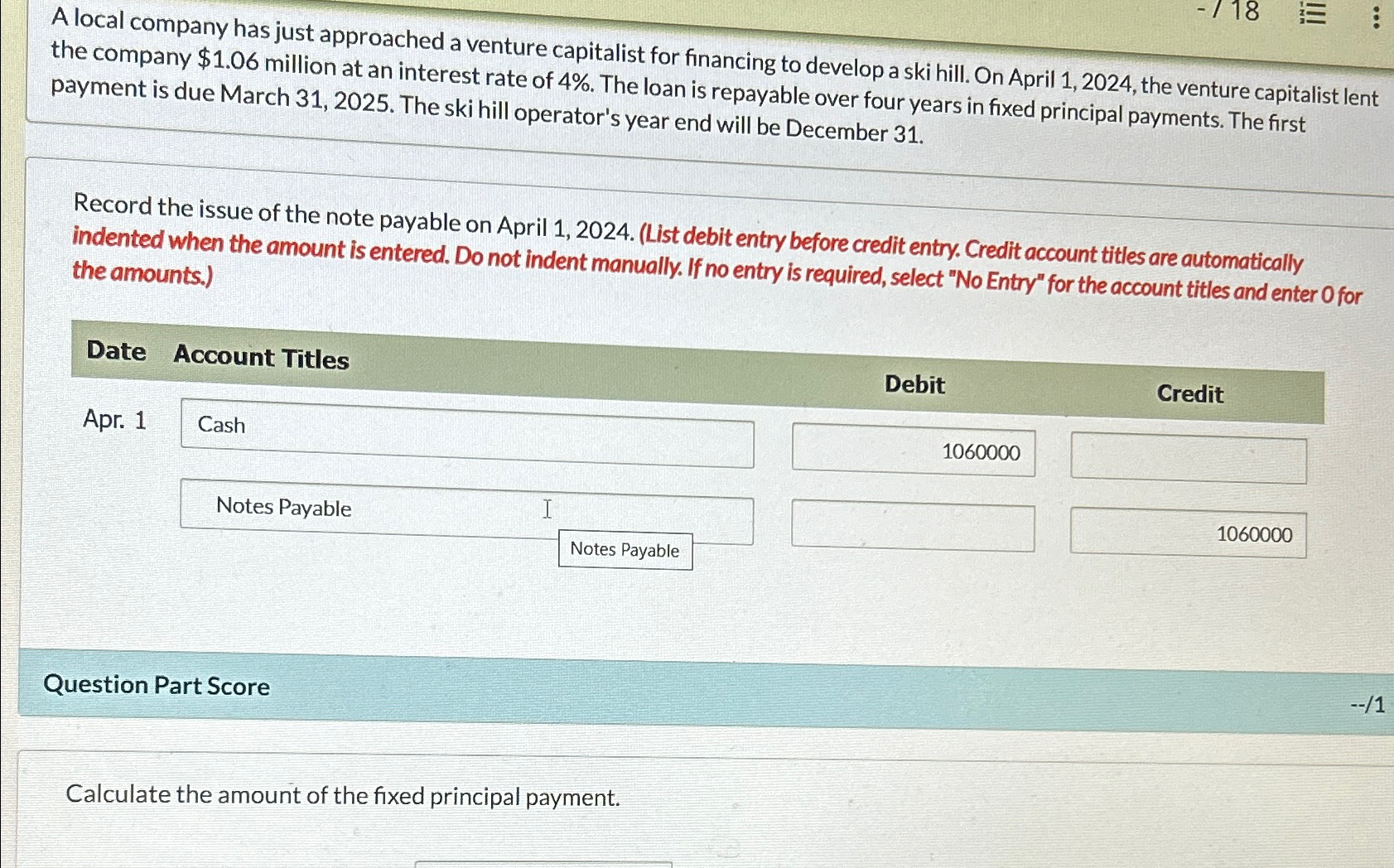 A local company has just approached a venture capitalist for financing