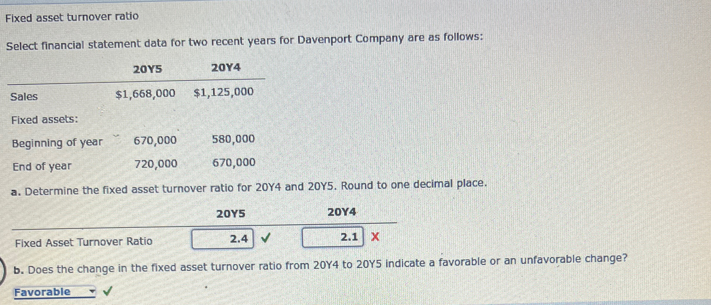 years for Davenport Company are as follows: \table[[,20ys,2020y 