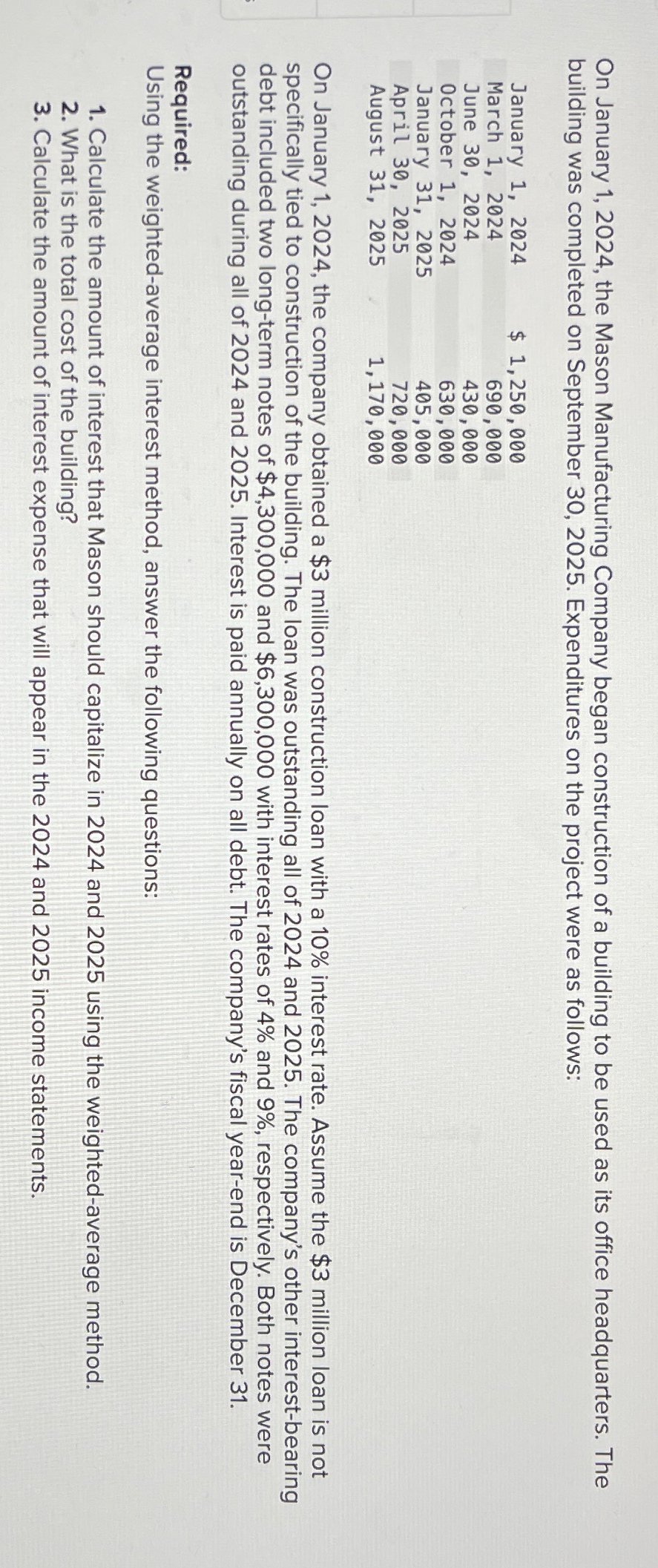 building to be used as its office headquarters. The building was completed