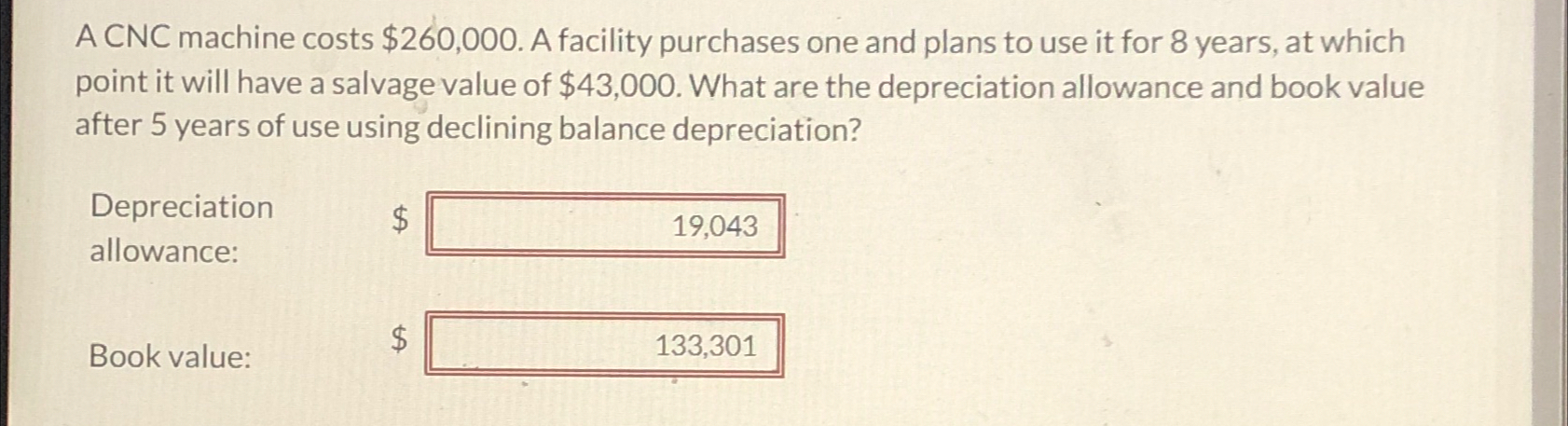 to use it for 8 years, at which point it will have