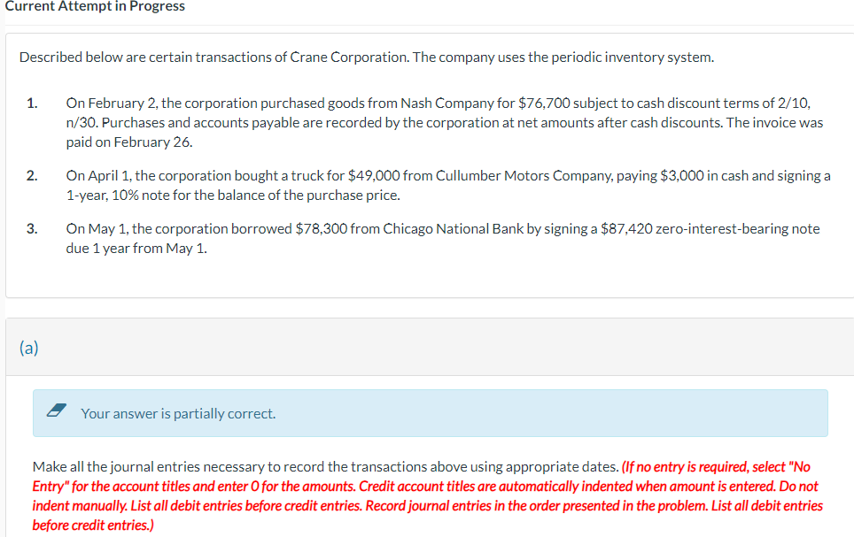 entries relative to the transactions above have been recorded, prepare any adjusting